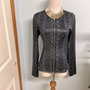 EUC peplum, lightweight blazer